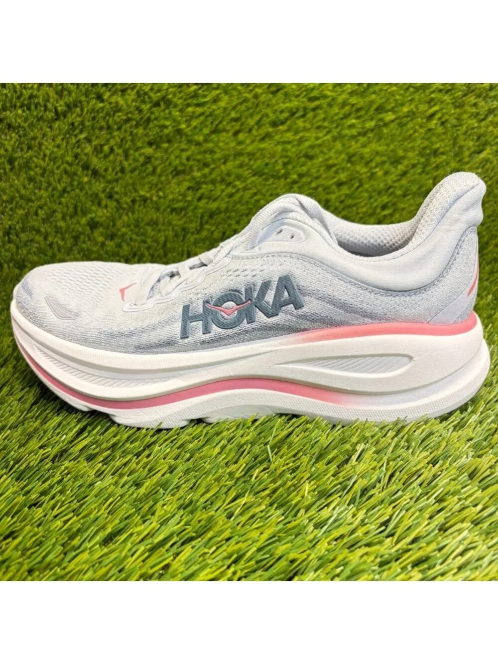 Hoka One One Bondi 9 Womens Size 6 Blue Athletic Running Shoes Sneakers